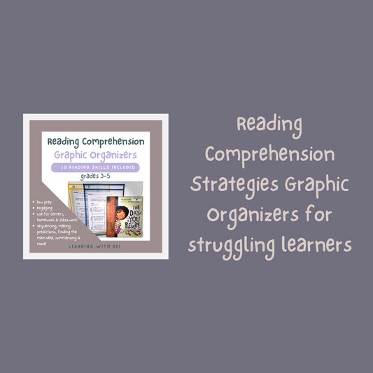 Graphic Organizers for Fiction & Nonfiction