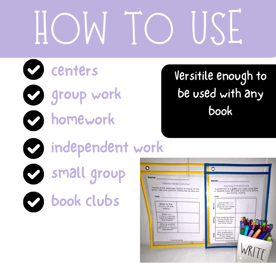 Graphic Organizers for Fiction & Nonfiction - Digital